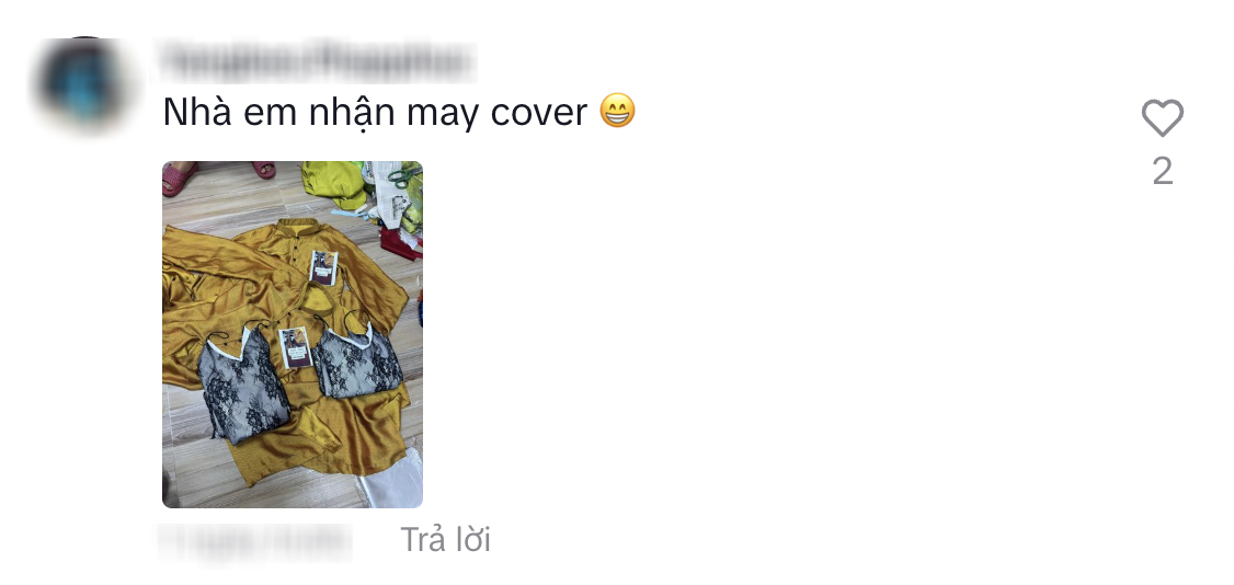 Lại thêm một mẫu áo dài Tết dấy lên 