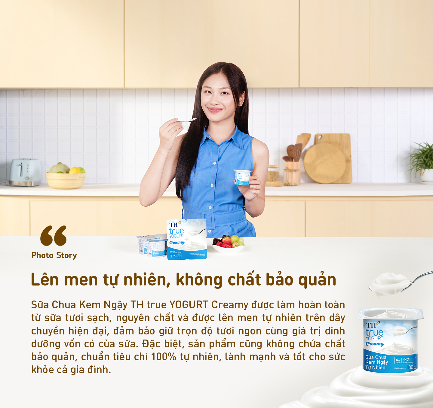 TH true YOGURT Creamy – Món tráng miệng không thể thiếu cho bữa ngon trọn vẹn- Ảnh 4.