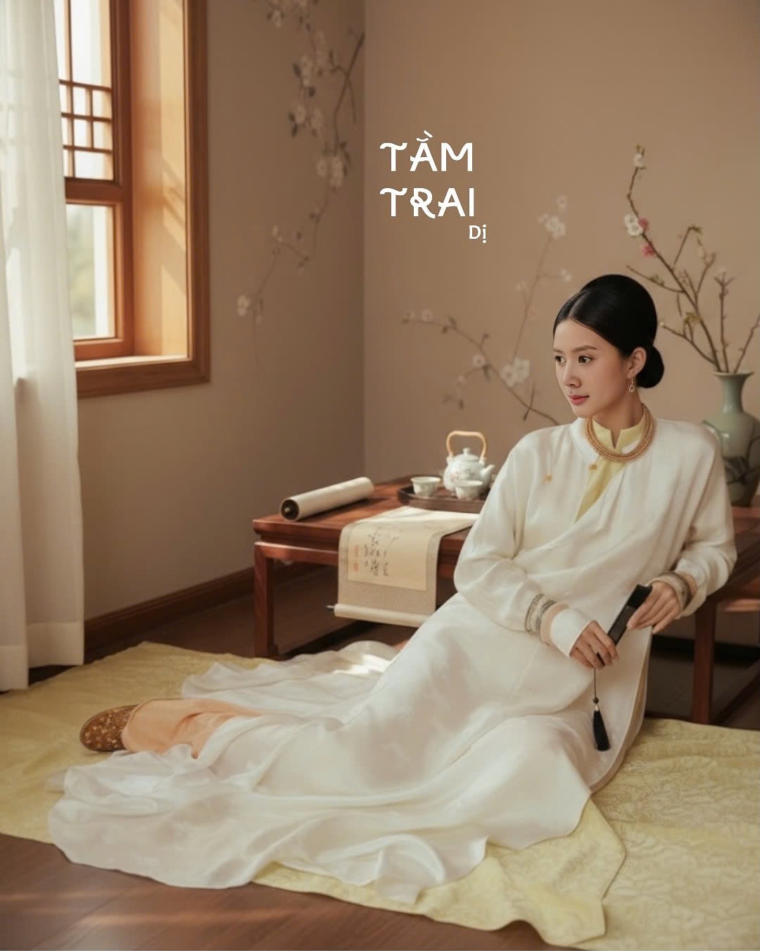 Gạt đi kiểu áo “thị phi”, nhiều local brand vẫn tinh tế tái hiện áo dài Ngũ thân cảm hứng từ "Người vợ cuối cùng"- Ảnh 12.