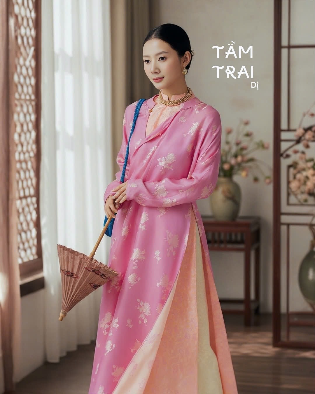 Gạt đi kiểu áo “thị phi”, nhiều local brand vẫn tinh tế tái hiện áo dài Ngũ thân cảm hứng từ "Người vợ cuối cùng"- Ảnh 13.