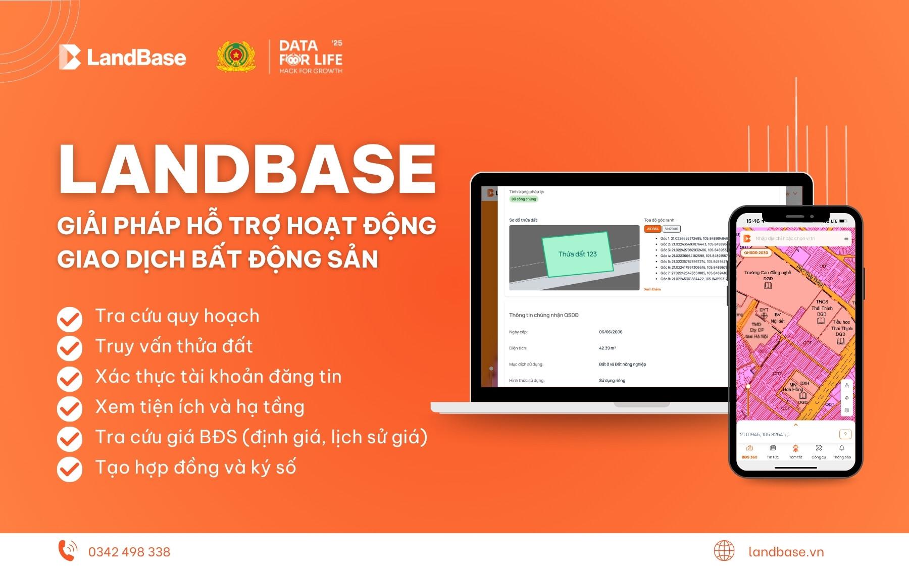 Data For Life 2025: LandBase ghi dấu ấn với giải pháp dữ liệu bất động sản ứng dụng AI- Ảnh 2.