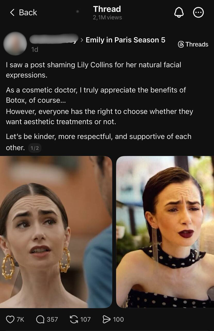 Gương Mặt Nhăn Nhúm Của Nữ Chính Emily In Paris Kéo 2 Triệu Người Vào Cuộc Tranh Luận- Ảnh 1.