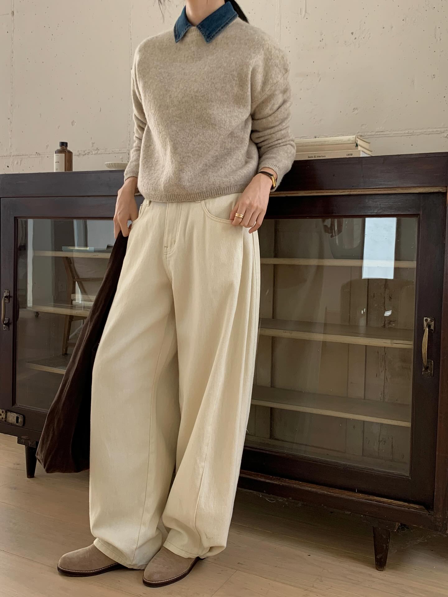 Quần ống rộng có vô vàn nhưng 5 kiểu này mới đáng sắm nhất, phối đồ đơn giản vẫn siêu sang- Ảnh 14.