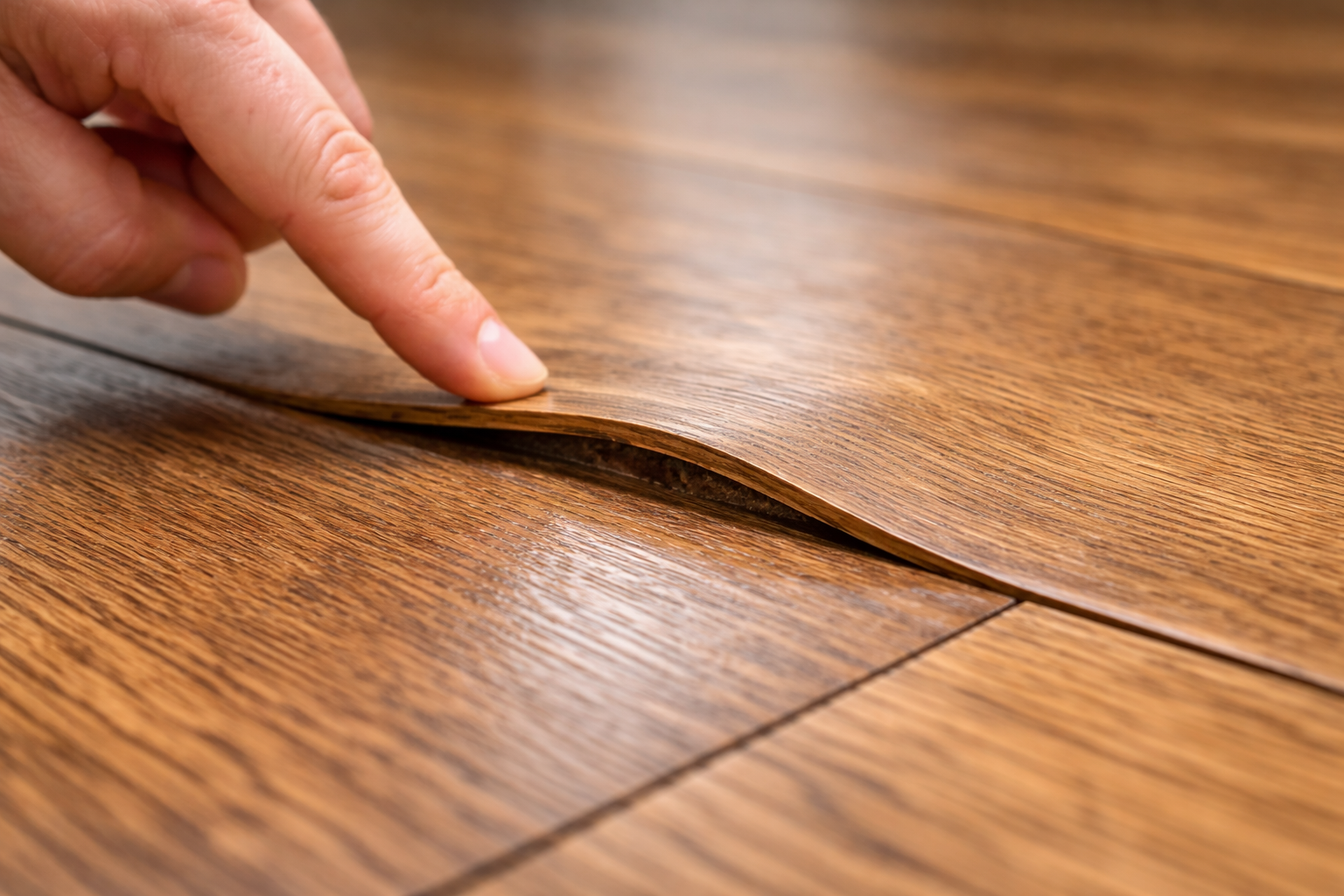 Tiện tay đổ nước lau sàn lên sàn gỗ: Một phút cho nhanh, vài tháng sau gỗ phồng rộp – tiếc không kịp- Ảnh 2.