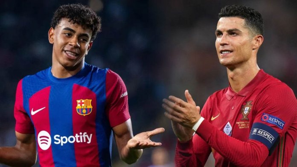 Lamine Yamal đáp trả khi bị so sánh với Ronaldo- Ảnh 1. Lamine Yamal đáp trả khi bị so sánh với Ronaldo- Ảnh 1.