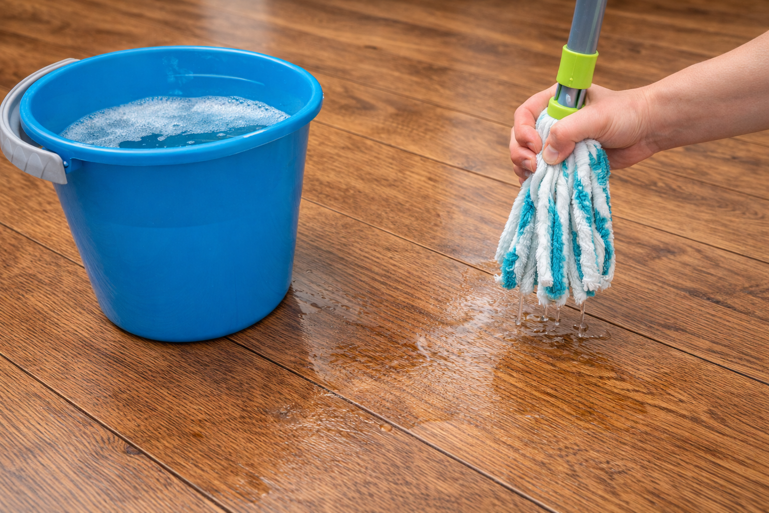 Tiện tay đổ nước lau sàn lên sàn gỗ: Một phút cho nhanh, vài tháng sau gỗ phồng rộp – tiếc không kịp- Ảnh 3.