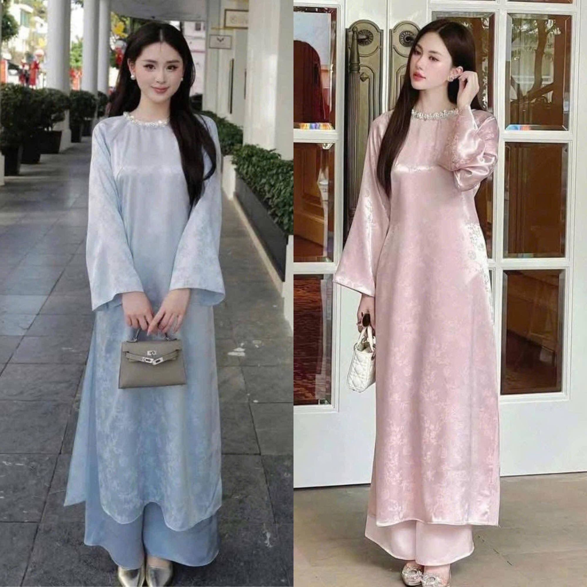 Đã tìm ra mẫu áo dài "chảnh" nhất Tết này: Mặc lên nhìn như tiểu thư tài phiệt- Ảnh 14. Đã tìm ra mẫu áo dài "chảnh" nhất Tết này: Mặc lên nhìn như tiểu thư tài phiệt- Ảnh 14.