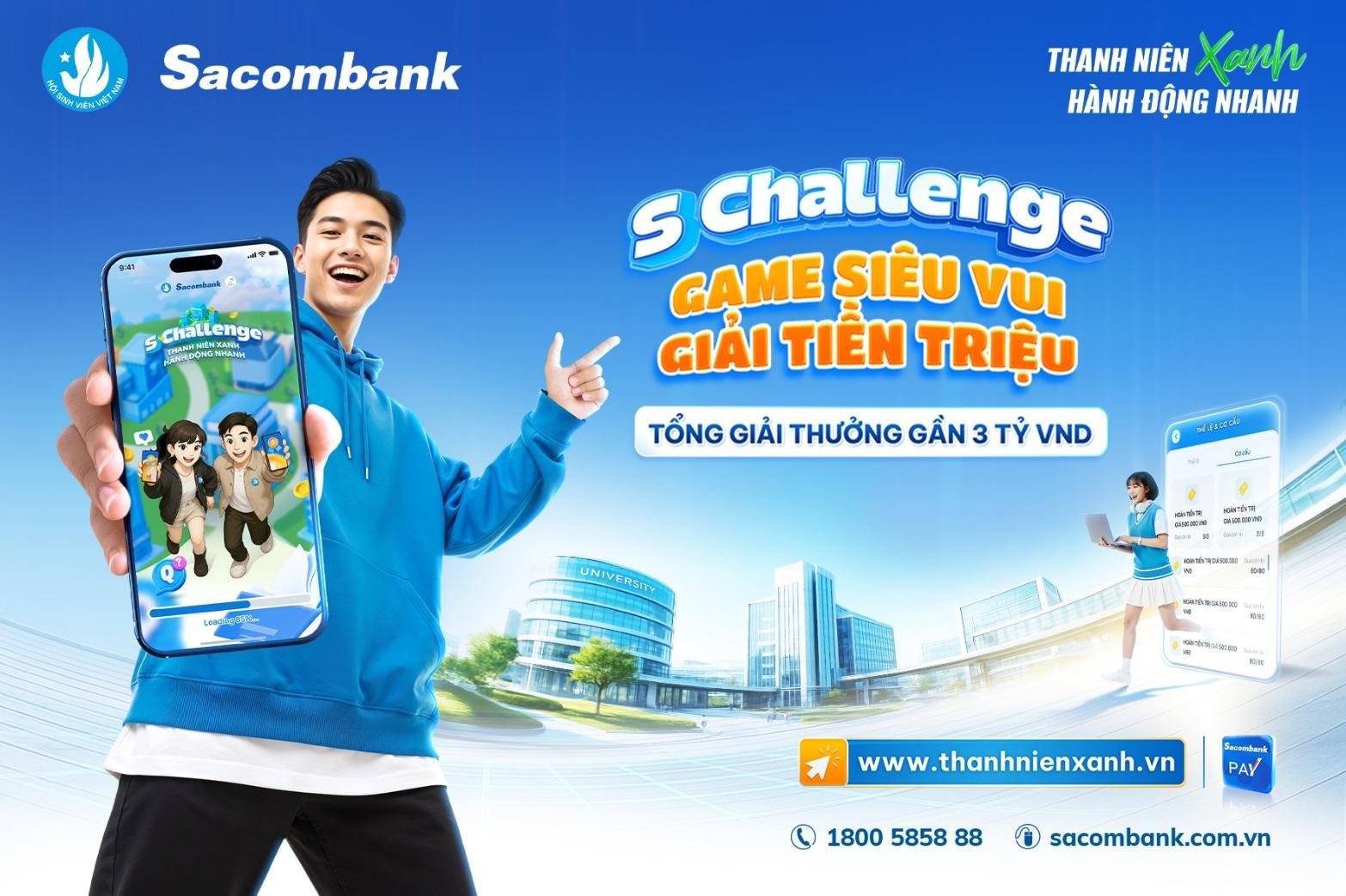 Học tài chính, săn quà khủng cùng "S Challenge" của Sacombank- Ảnh 1.