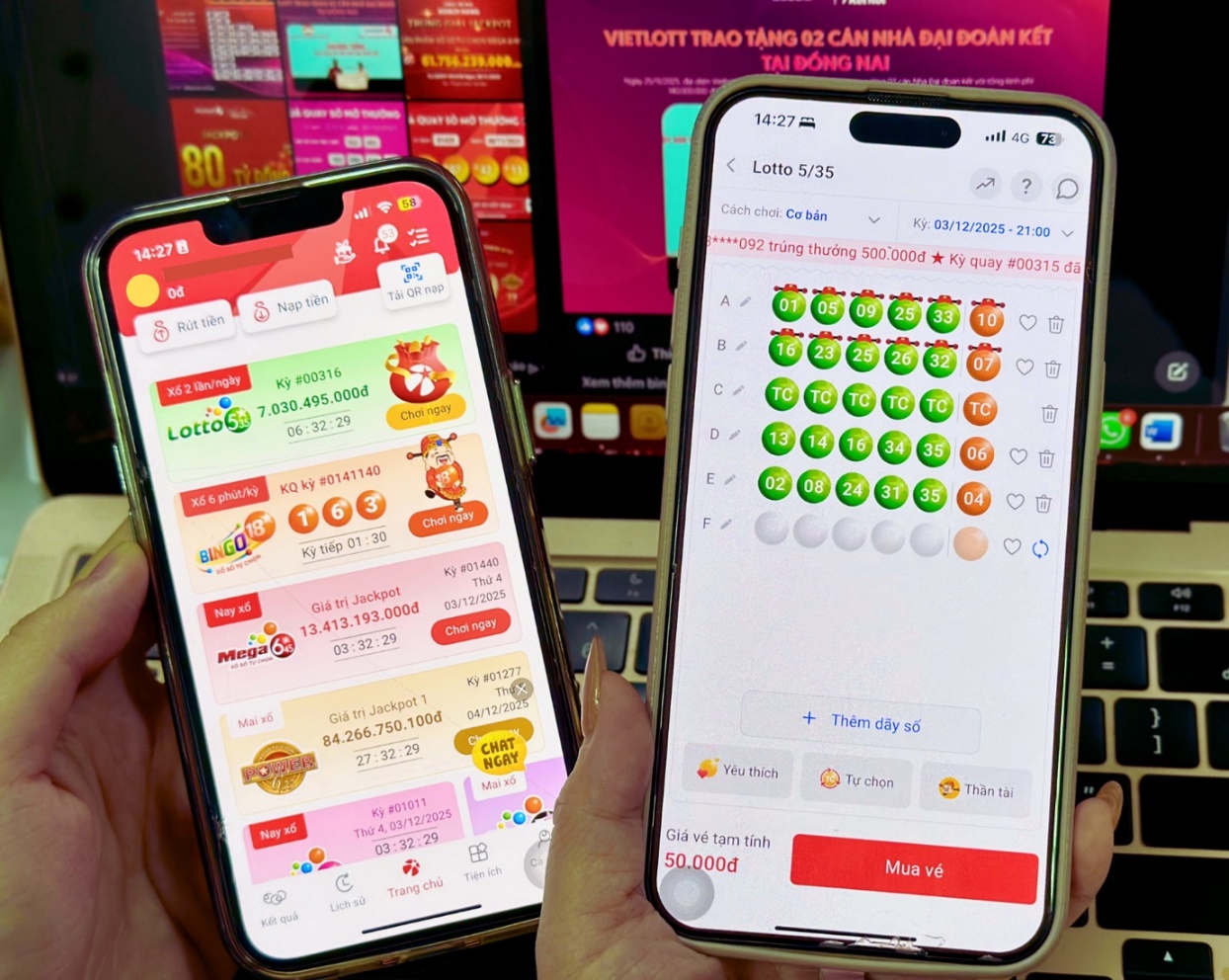 Kênh phân phối qua điện thoại của Vietlott thu hút người chơi- Ảnh 1. Kênh phân phối qua điện thoại của Vietlott thu hút người chơi- Ảnh 1.