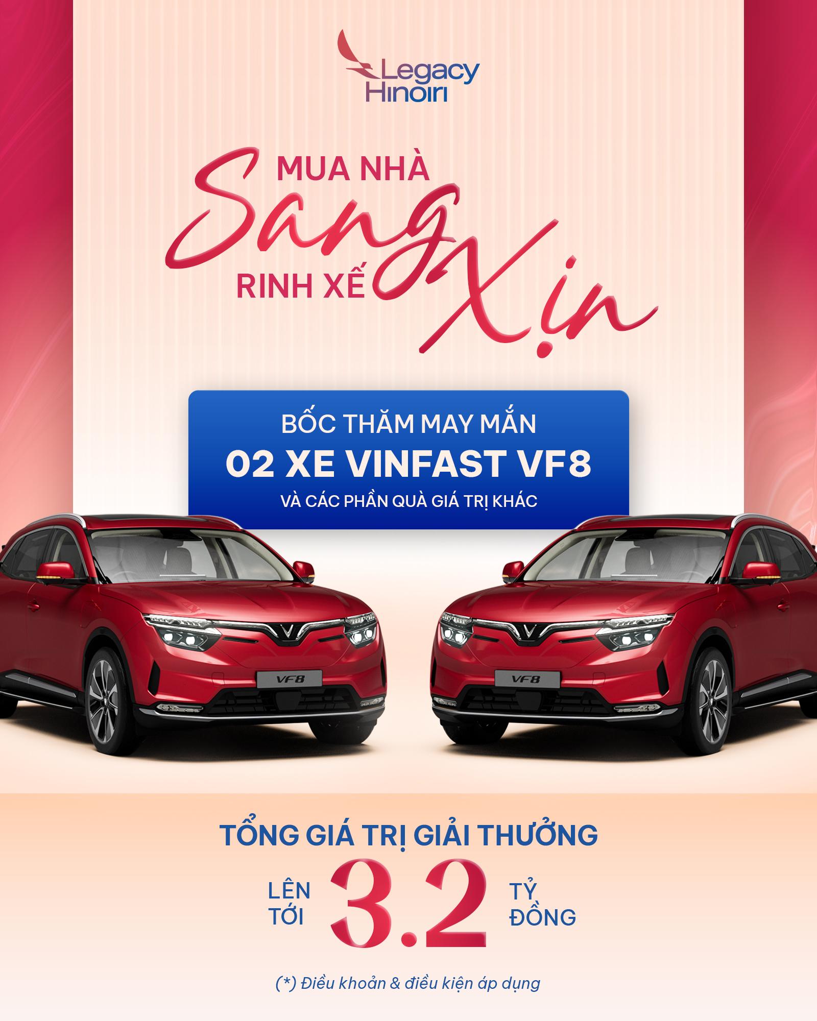Legacy Hinoiri tung ưu đãi ‘Mua nhà sang - Rinh xế xịn’- Ảnh 1.