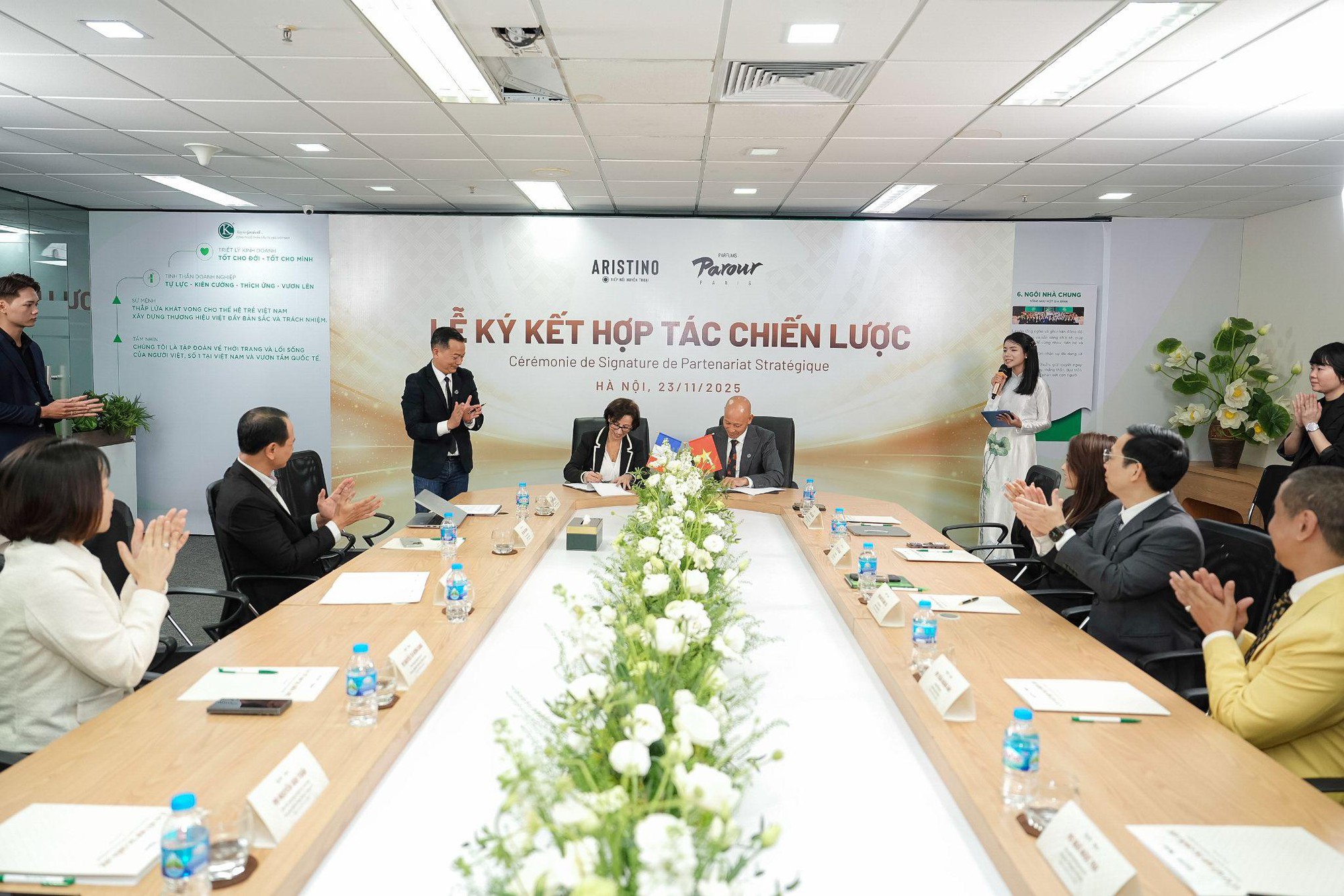 Aristino ký kết hợp tác chiến lược với Parfums Parour Paris- Ảnh 2.