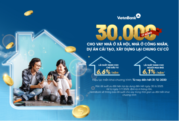 VietinBank cho vay ưu đãi nhà ở xã hội chỉ từ 6,1%/năm- Ảnh 2.