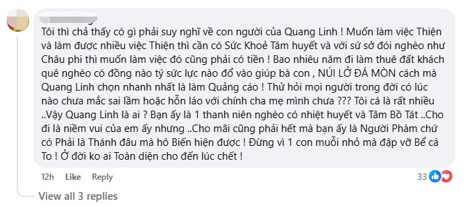 Hằng Du Mục, Quang Linh Vlogs và Thùy Tiên: Thiện nguyện và quảng cáo không thể bù trừ!- Ảnh 7.