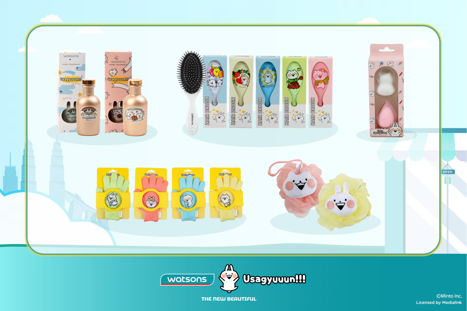 Watsons hợp tác cùng Minto sử dụng Usagyuuun cho chuỗi hoạt động truyền thông khắp châu Á- Ảnh 2.