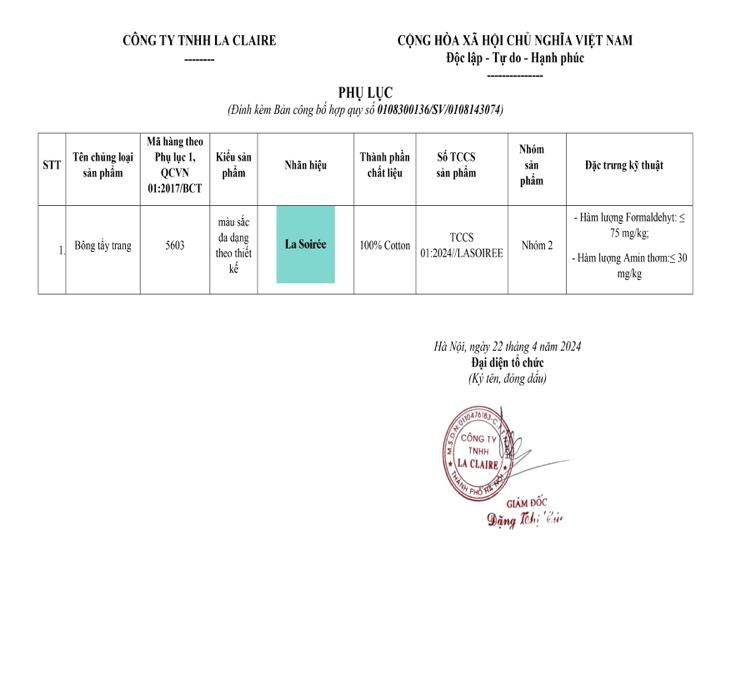 Hàng nghìn bông tẩy trang nghi giả nhãn hiệu La Soirée bị phát hiện- Ảnh 5.