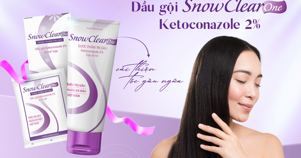 Dầu gội Snowclear One Ketoconazole 2% cải thiện tóc gàu ngứa- Ảnh 1.
