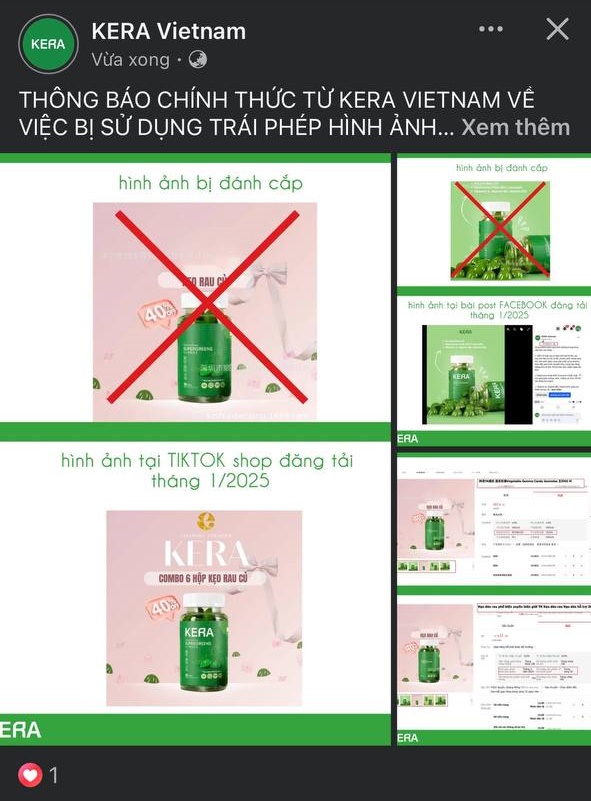 Kẹo rau KERA lên tiếng cực căng khi bị "tố" đạo nhái sản phẩm Trung Quốc- Ảnh 1.