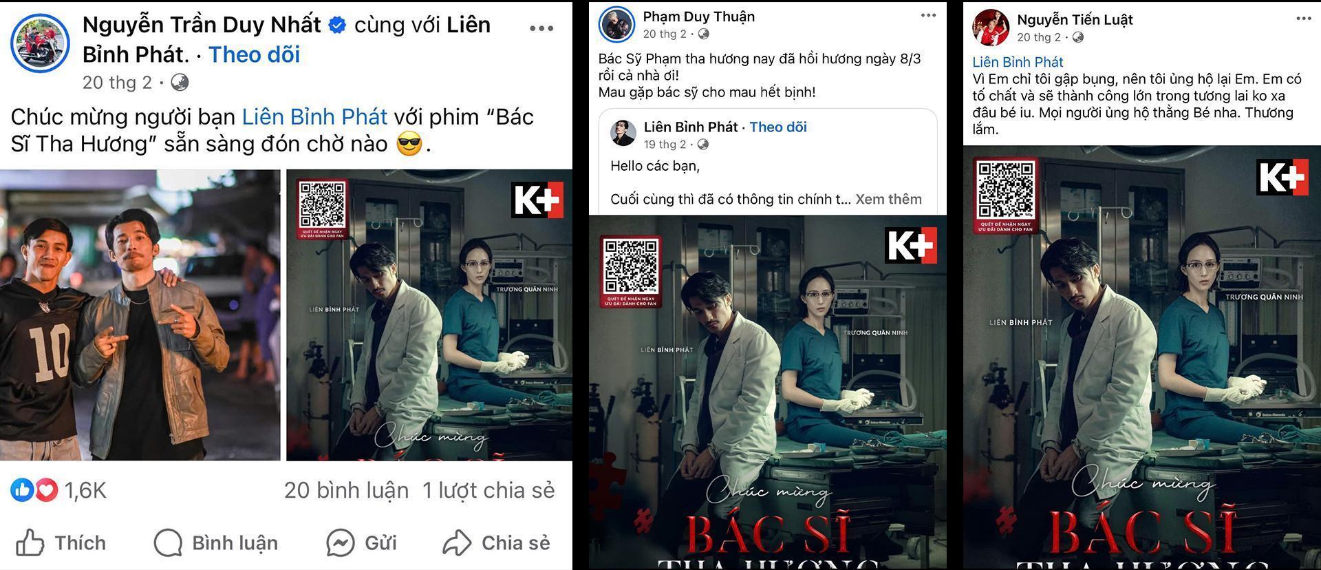 Dàn “anh trai chông gai” đồng loạt chúc mừng bom tấn truyền hình của Liên Bỉnh Phát lên sóng K+- Ảnh 1.