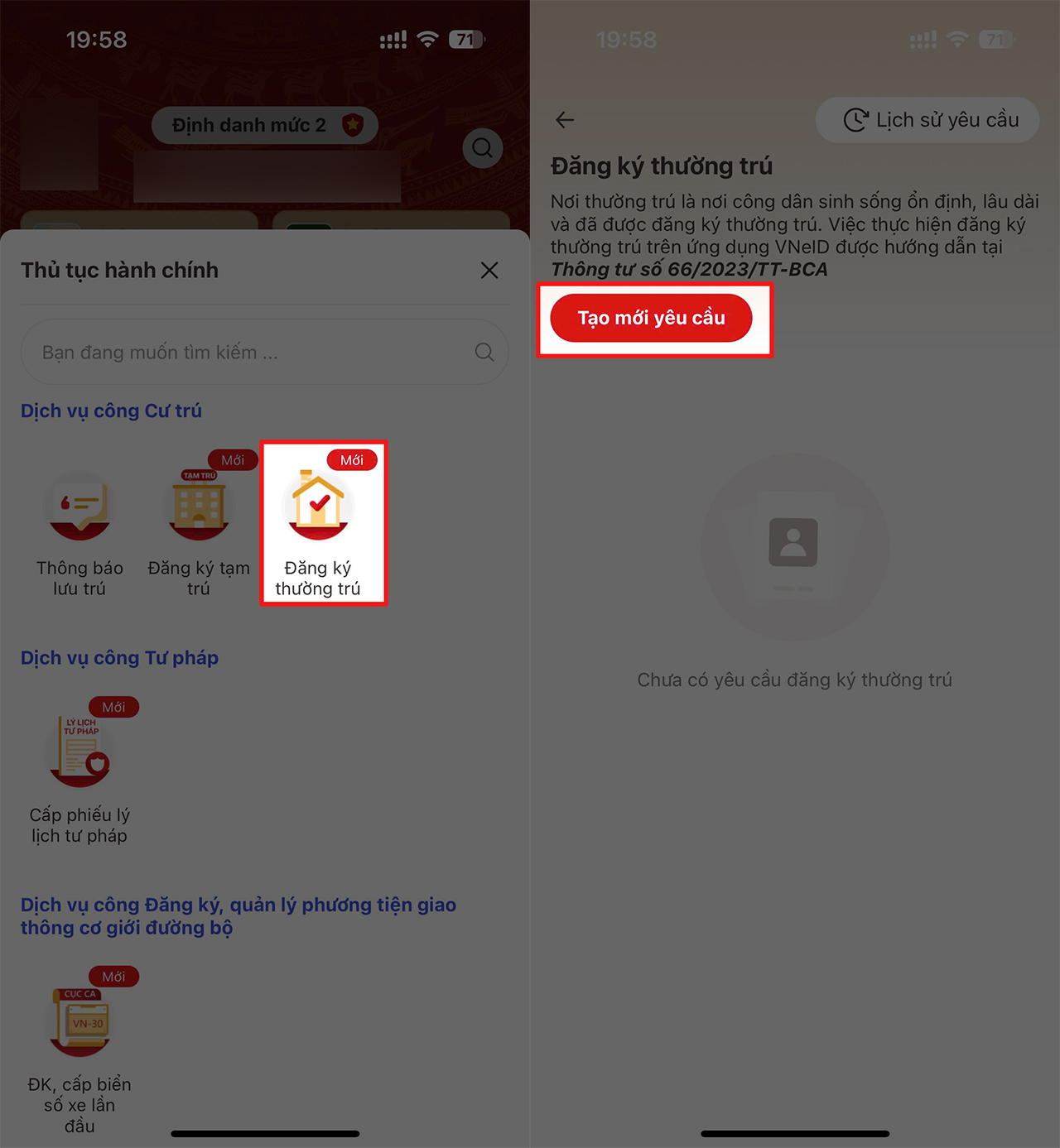 Cách đăng ký thường trú online trên ứng dụng VNeID - Ảnh 2.