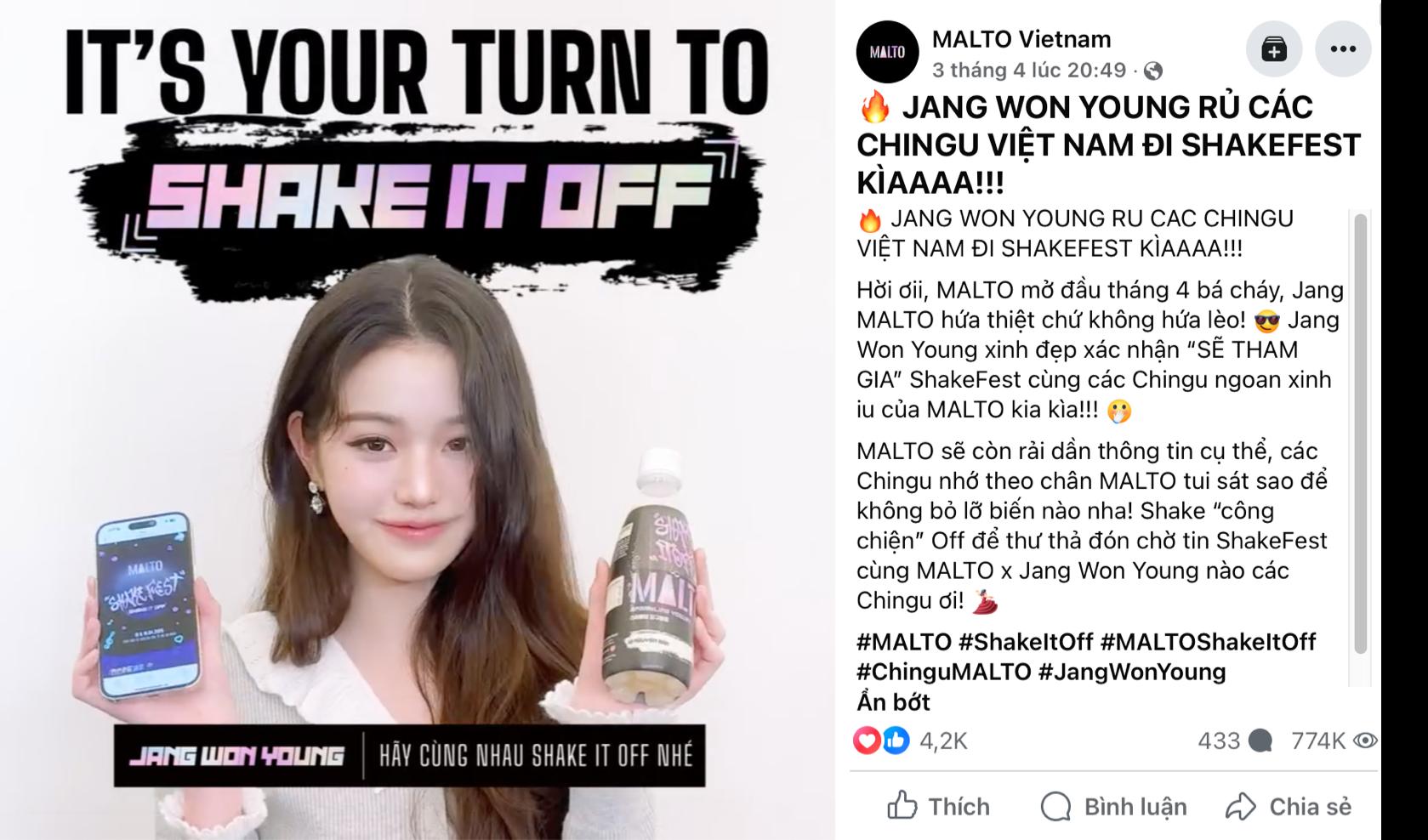 MALTO ShakeFest - Jang Won Young xuất hiện cùng dàn line up khủng hứa hẹn quẩy banh nóc- Ảnh 2. MALTO ShakeFest - Jang Won Young xuất hiện cùng dàn line up khủng hứa hẹn quẩy banh nóc- Ảnh 2.