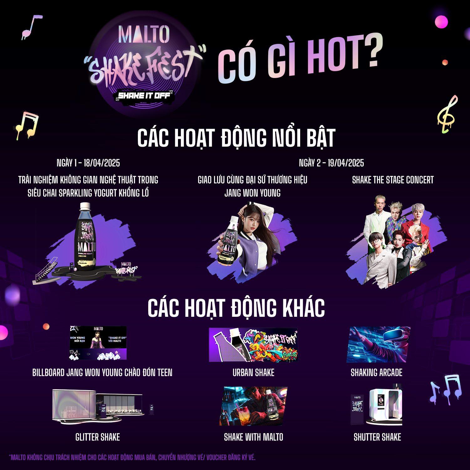 MALTO ShakeFest - Jang Won Young xuất hiện cùng dàn line up khủng hứa hẹn quẩy banh nóc- Ảnh 5. MALTO ShakeFest - Jang Won Young xuất hiện cùng dàn line up khủng hứa hẹn quẩy banh nóc- Ảnh 5.