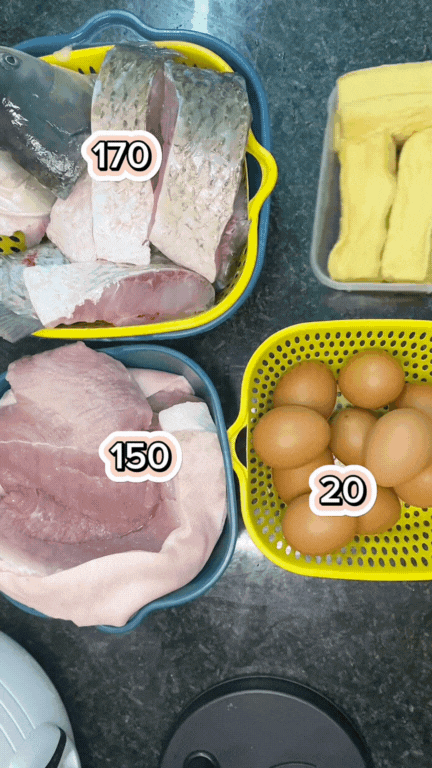 Chỉ 500k đi chợ cả tuần cho 3 người: Bữa cơm vẫn đủ món, không cần thắt lưng buộc bụng!- Ảnh 1.