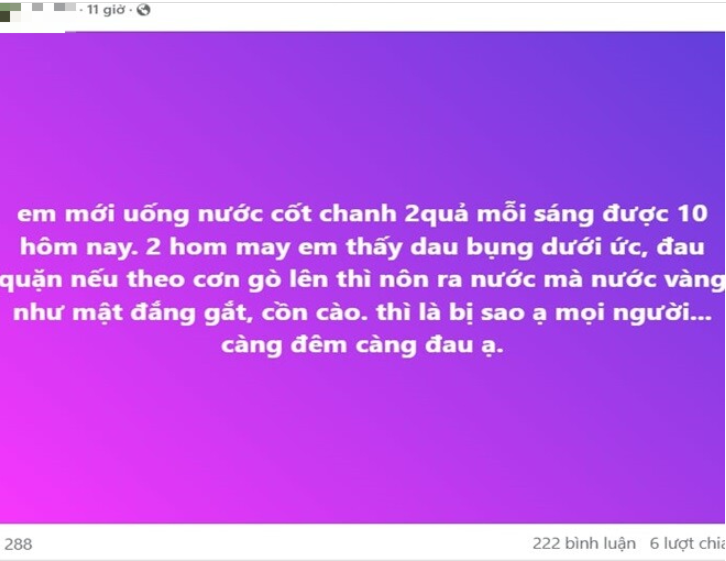 Sau trào lưu thải độc cà phê lại rộ lên trào lưu dùng nước cốt chanh trị bệnh: Tưởng “chữa lành”, ai ngờ hại thân- Ảnh 5.