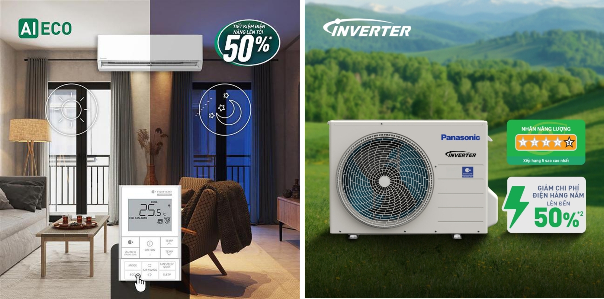 Điều hòa Panasonic XU 2025: Cảnh báo chất lượng không khí theo thời gian thực, tiết kiệm đến 50% tiền điện- Ảnh 2.