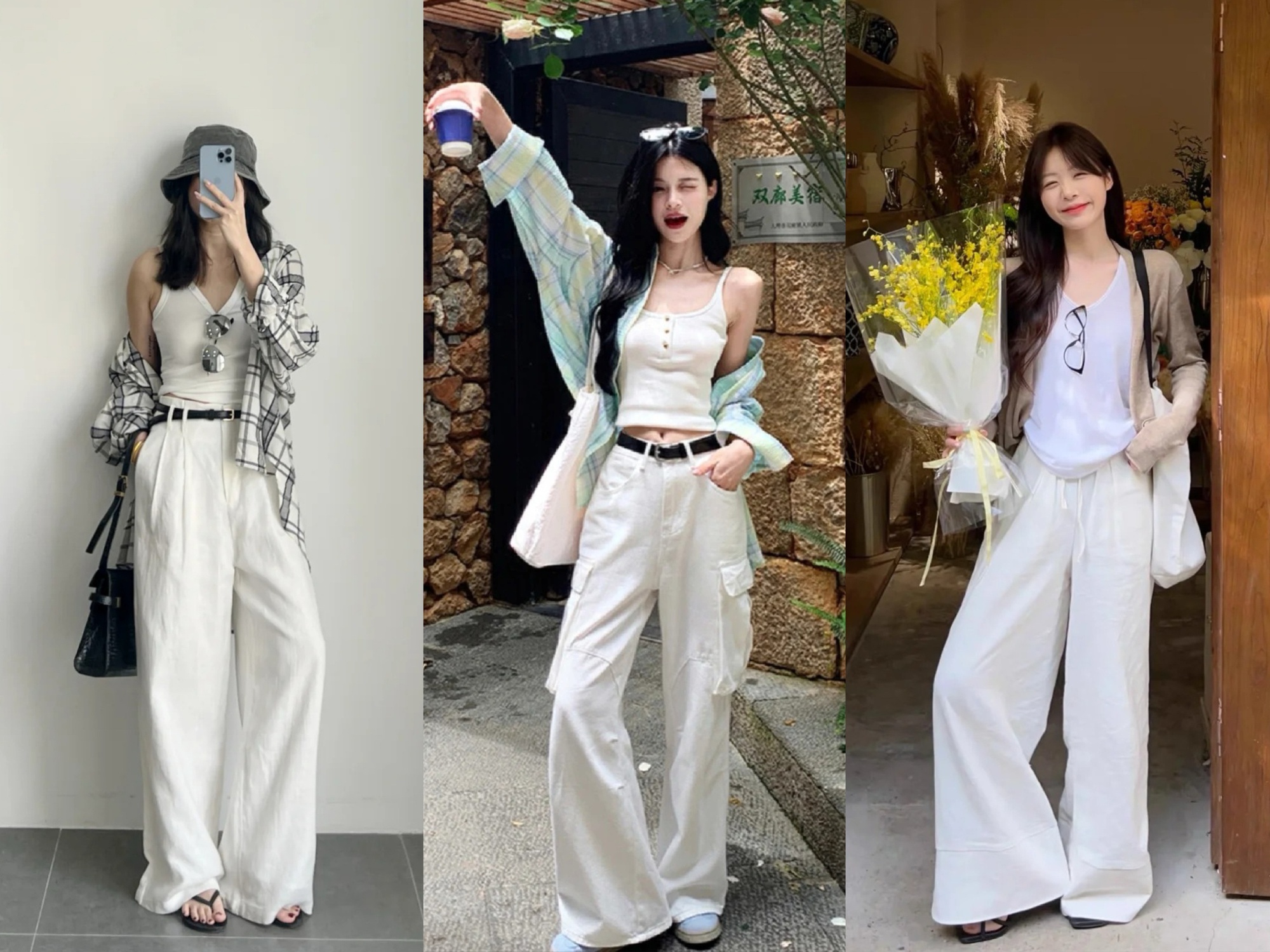 Phụ nữ ngoài 30 nên có ít nhất 1 chiếc quần ống rộng trong tủ đồ hè này, vì sao?- Ảnh 8. Phụ nữ ngoài 30 nên có ít nhất 1 chiếc quần ống rộng trong tủ đồ hè này, vì sao?- Ảnh 8.