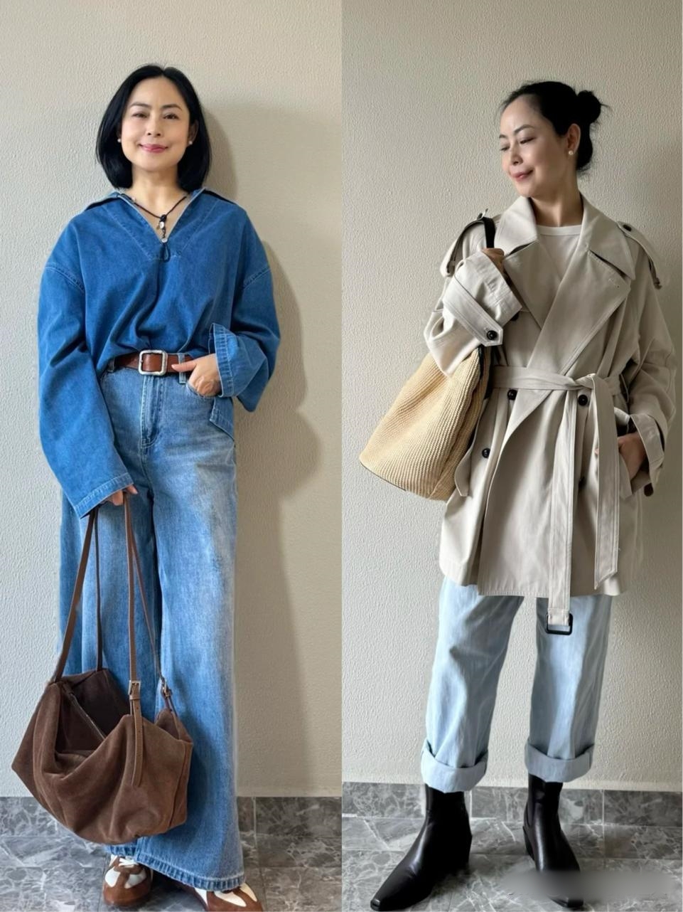 Phụ nữ tuổi 50+ đừng mặc bừa! Chọn quần ống rộng và váy dài qua gối để tái tạo vẻ đẹp thanh lịch- Ảnh 7. Phụ nữ tuổi 50+ đừng mặc bừa! Chọn quần ống rộng và váy dài qua gối để tái tạo vẻ đẹp thanh lịch- Ảnh 7.