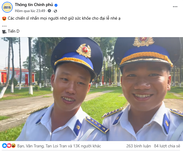 "Lê Hoàng Há Há" lên Fanpage Thông tin Chính phủ, xem từ đầu đến cuối clip vẫn chưa thấy điệu cười có 1-0-2 đâu- Ảnh 1. "Lê Hoàng Há Há" lên Fanpage Thông tin Chính phủ, xem từ đầu đến cuối clip vẫn chưa thấy điệu cười có 1-0-2 đâu- Ảnh 1.