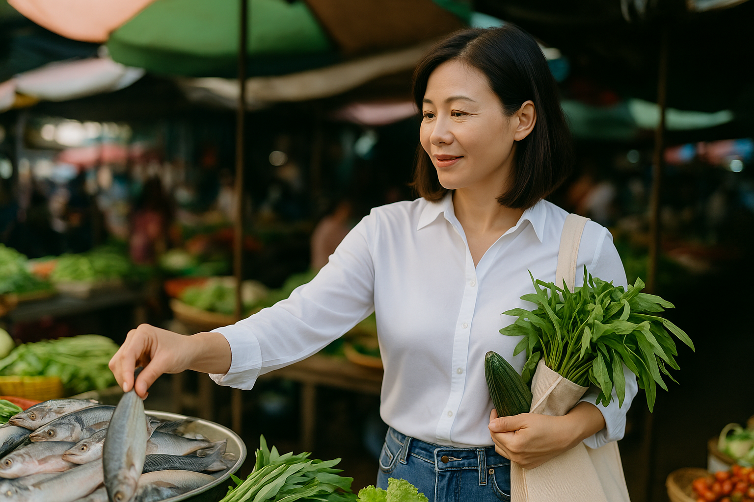 Chợ sáng hay chợ chiều: Đi giờ nào thì túi tiền đỡ "méo mặt"?- Ảnh 1.