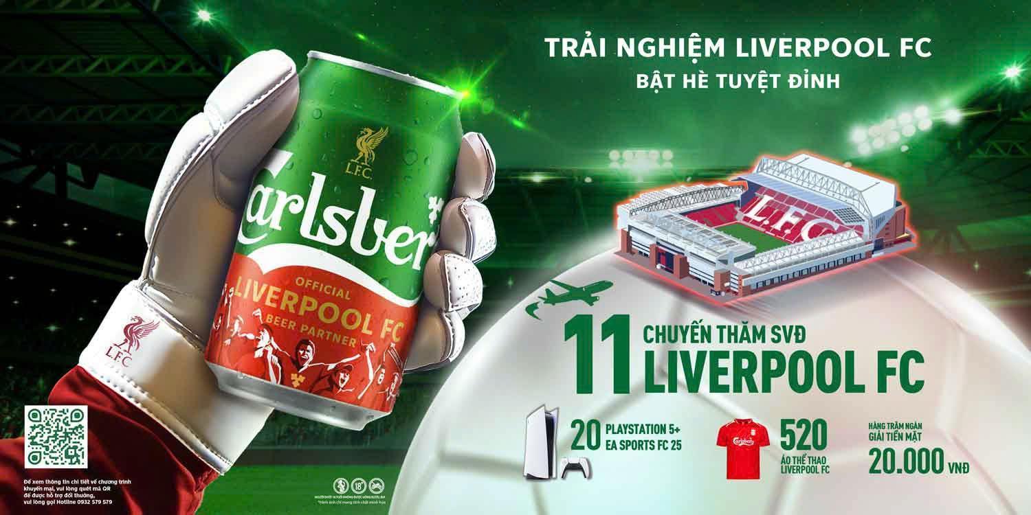 Mừng Liverpool đăng quang sớm, Carlsberg “thưởng nóng” fan bằng “vé vàng” đến Anfield- Ảnh 2. Mừng Liverpool đăng quang sớm, Carlsberg “thưởng nóng” fan bằng “vé vàng” đến Anfield- Ảnh 2.