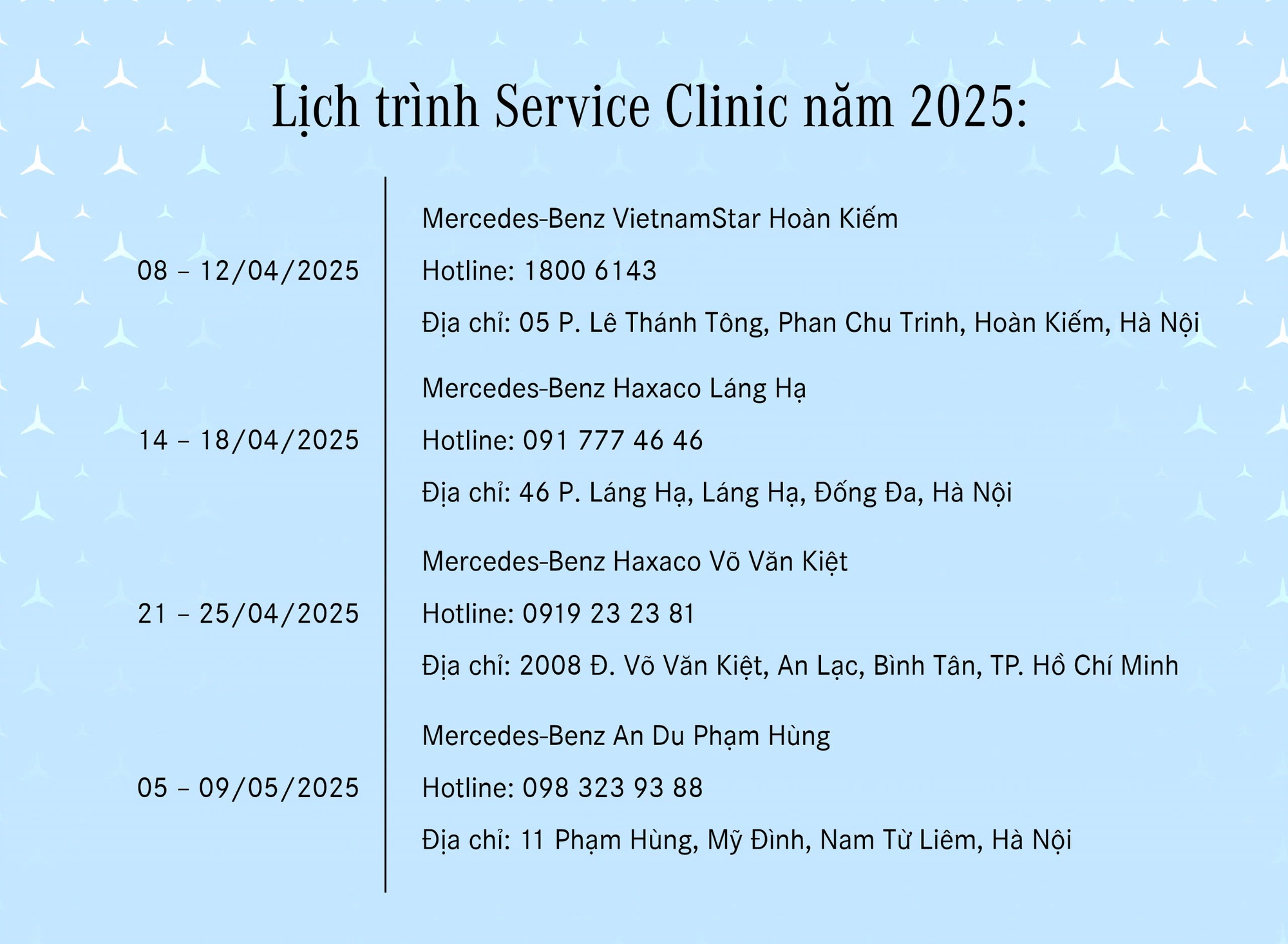 Mercedes-Benz Việt Nam khởi động chương trình cho khách hàng thân thiết - Kiểm tra và bảo dưỡng xe với nhiều ưu đãi- Ảnh 4.