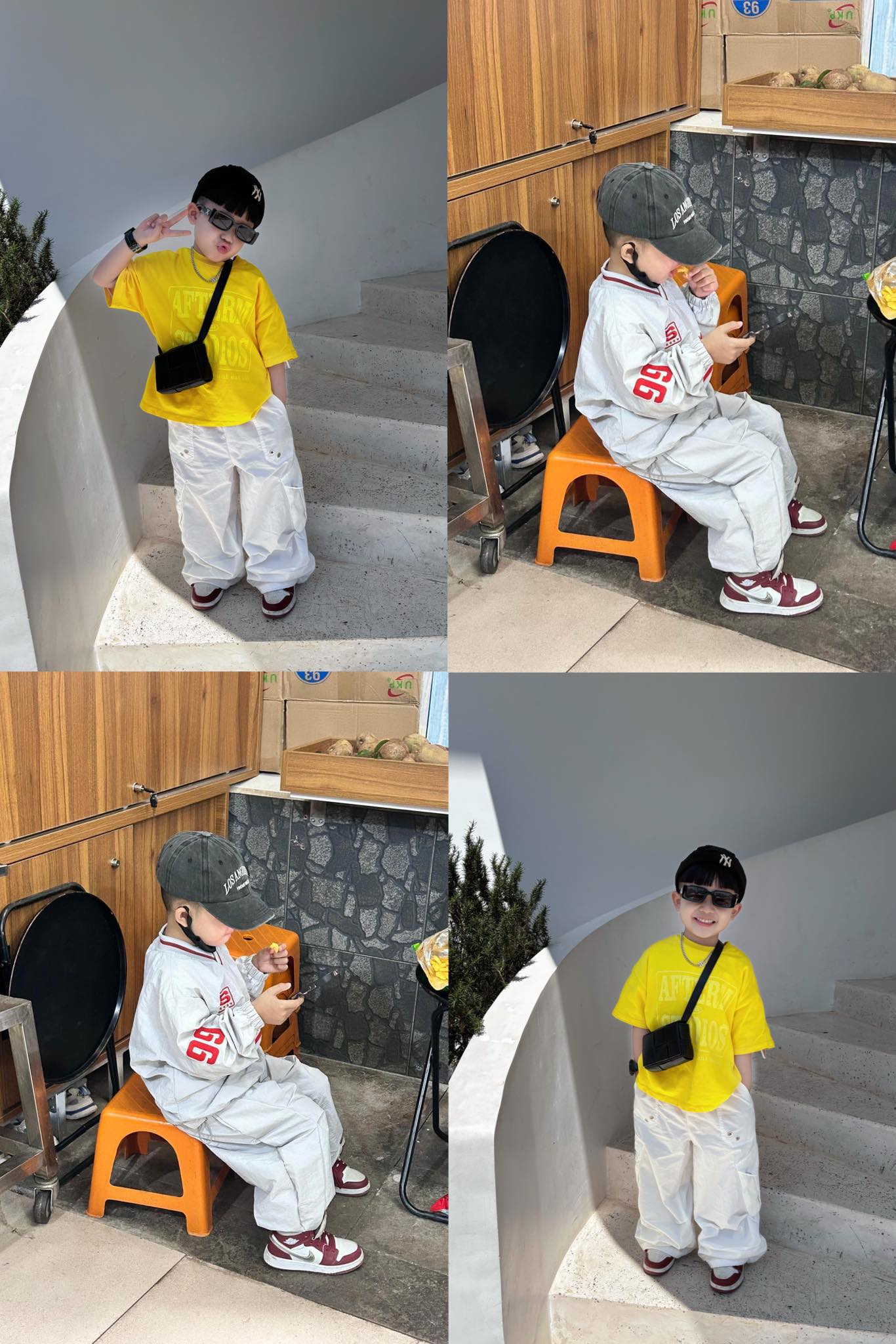 Outfit "tuyệt đối điện ảnh" của em bé 5 tuổi mê Đà Lạt, phong cách chững chạc nhưng vẫn đáng yêu- Ảnh 3.