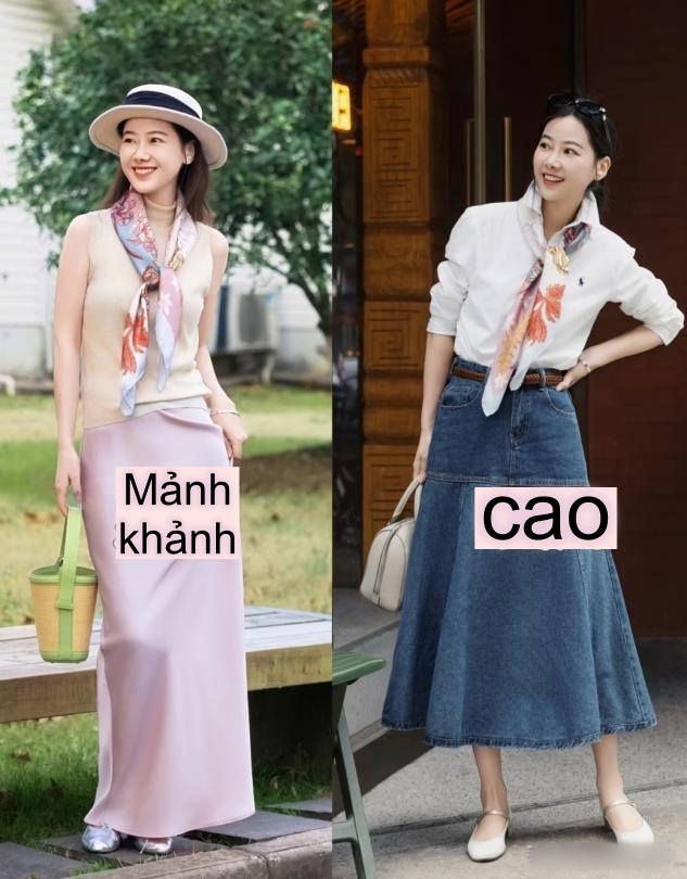 Phụ nữ trung niên muốn mặc đẹp? Chỉ cần váy và giày gót thấp là đủ!- Ảnh 3. Phụ nữ trung niên muốn mặc đẹp? Chỉ cần váy và giày gót thấp là đủ!- Ảnh 3.