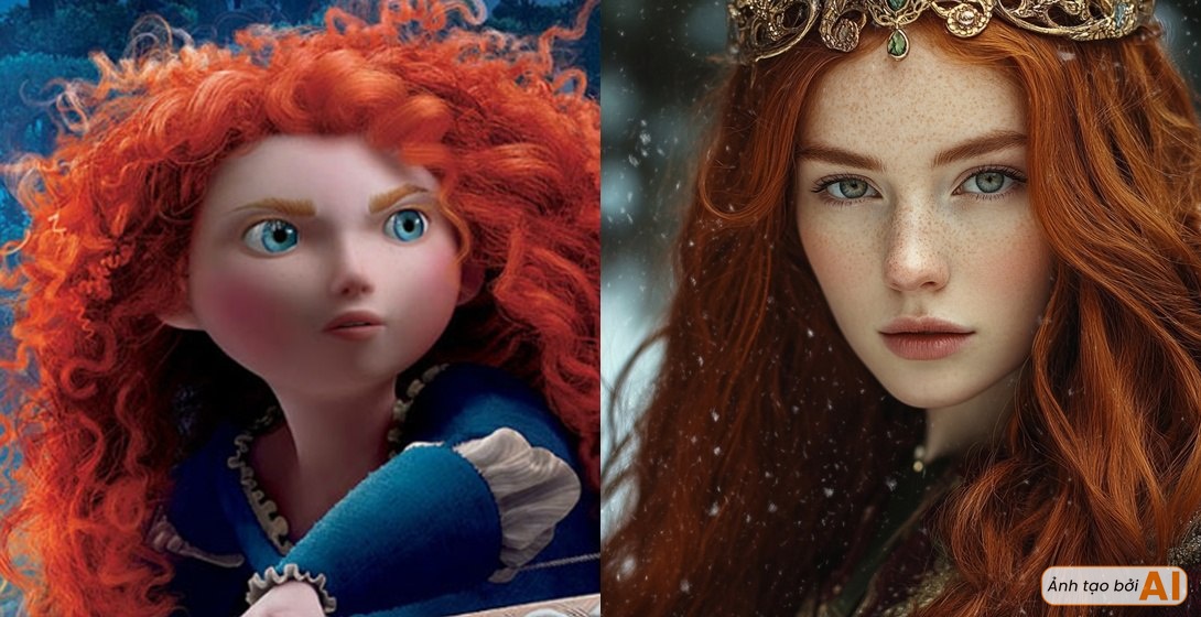 Sốc visual công chúa Disney hoá người thật: Elsa - Lọ Lem cỡ này thì bản gốc phải "gọi bằng điện thoại"- Ảnh 2.