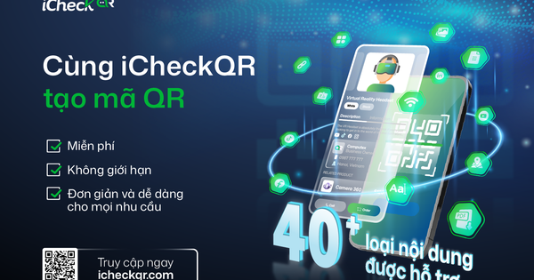 Chính thức ra mắt iCheckQR - Nền tảng tạo mã QR trực tuyến dành cho cá nhân & doanh nghiệp- Ảnh 1.