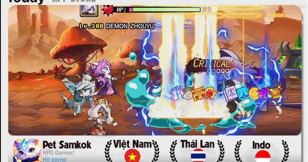 Pet Samkok bùng nổ BXH toàn Đông Nam Á: Top 1 Store Việt Nam, top Feature tại Thái Lan và Indonesia- Ảnh 1.