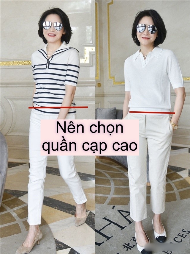 Hứa với tôi nhé, phụ nữ trung niên hãy tránh xa 4 kiểu áo này và thay bằng sơ mi hoặc áo Polo- Ảnh 11.