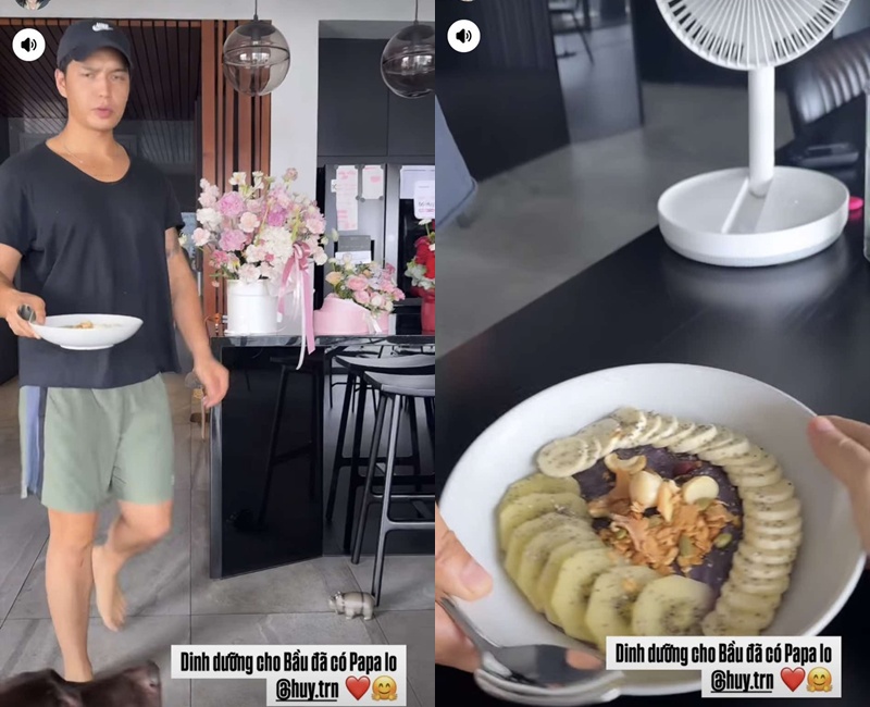 Nói không với bún, phở, bữa sáng của mẹ bầu Ngô Thanh Vân  khiến nhiều chị em nhăn mặt, muốn bắt chước cũng khó- Ảnh 1.