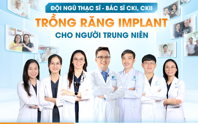 Trồng răng implant toàn hàm tuổi trung niên: Đừng chọn sai nha khoa- Ảnh 1.
