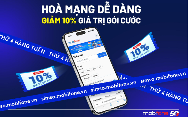 Thứ Tư rộn ràng, ưu đãi ngập tràn: Thuê bao MobiFone nhận quà chất khi mua SIM online- Ảnh 1.