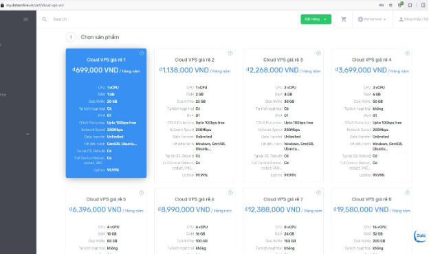 DataOnline - Công ty Cloud có dùng thử VPS 1 tuần tự động- Ảnh 4.
