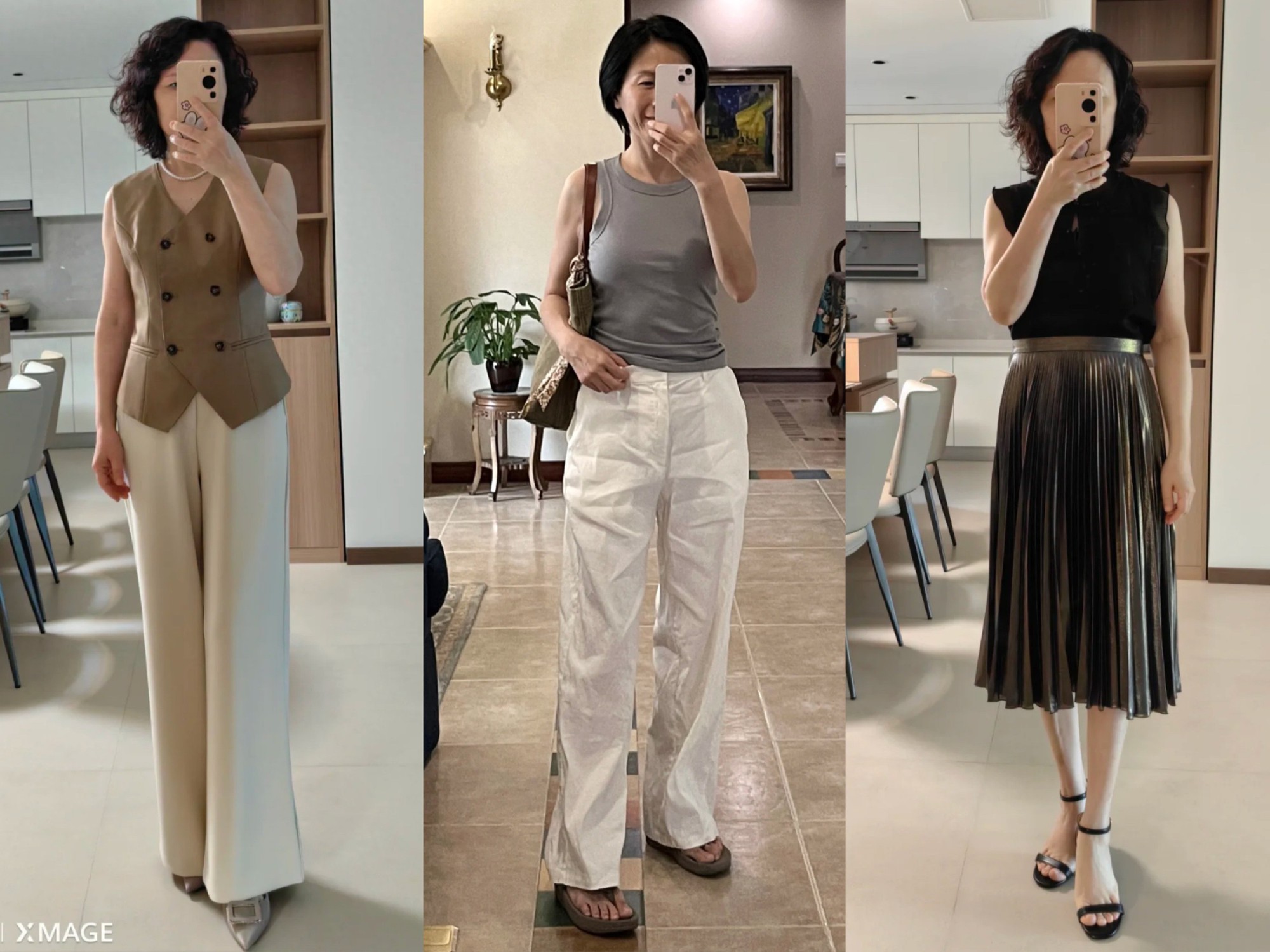 Tại sao phụ nữ 40+ đồng loạt từ bỏ áo thun để chọn áo không tay?- Ảnh 1. Tại sao phụ nữ 40+ đồng loạt từ bỏ áo thun để chọn áo không tay?- Ảnh 1.