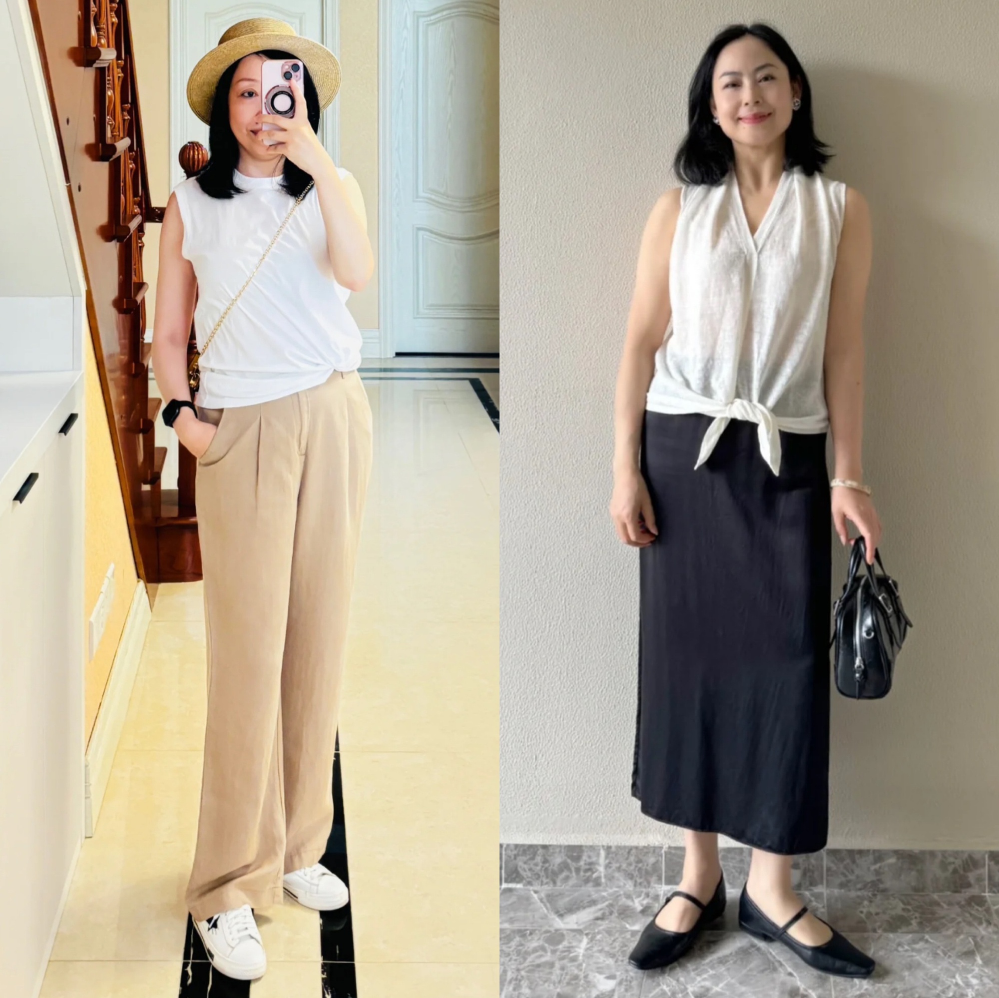 Tại sao phụ nữ 40+ đồng loạt từ bỏ áo thun để chọn áo không tay?- Ảnh 8. Tại sao phụ nữ 40+ đồng loạt từ bỏ áo thun để chọn áo không tay?- Ảnh 8.