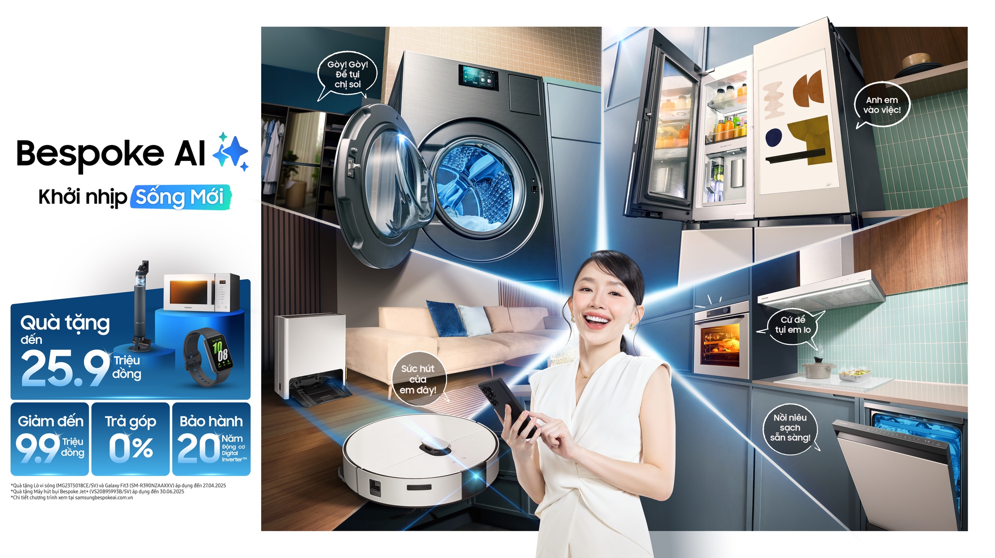 Samsung phủ sóng AI lên mọi thiết bị gia dụng, tham vọng cùng người dùng khởi nhịp sống mới- Ảnh 6.