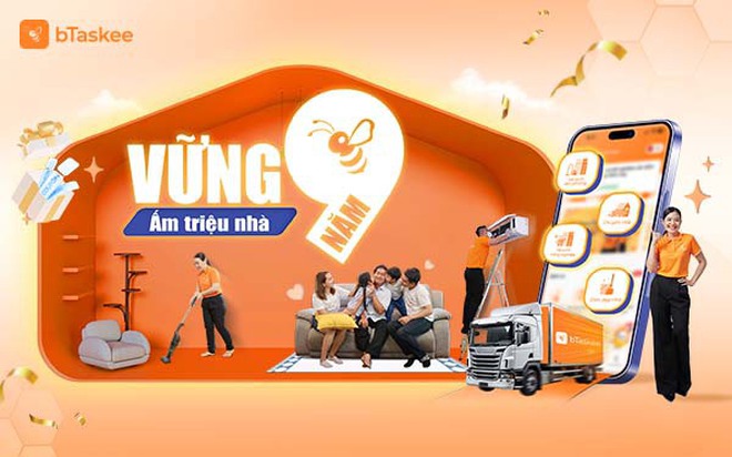 9 năm bTaskee cùng 9 giá trị đóng góp cho ngành dịch vụ gia đình Việt Nam- Ảnh 1.