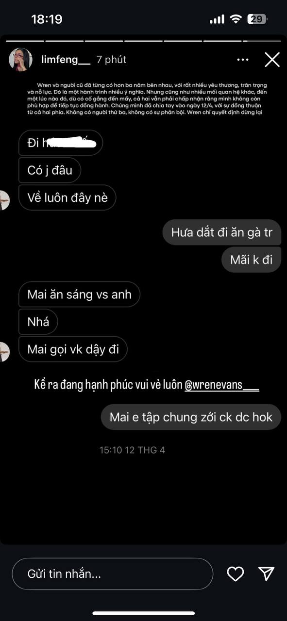 Timeline chi tiết "phốt" ngoại tình ầm ĩ Vbiz hiện tại: Tin nhắn ngày 12/4 lộ ra kẻ đang nói dối- Ảnh 9.