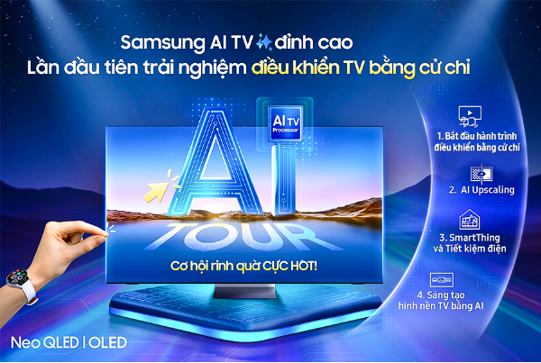 Samsung mang tính năng mới trên TV đến gần người dùng hơn qua Samsung Vision AI Tour 2025- Ảnh 1.